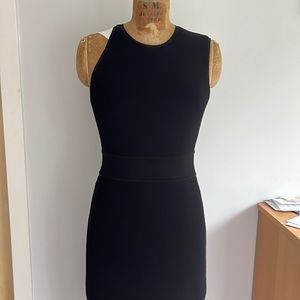 A.L.C black tricot stretch dress sleeveless Body-con size small